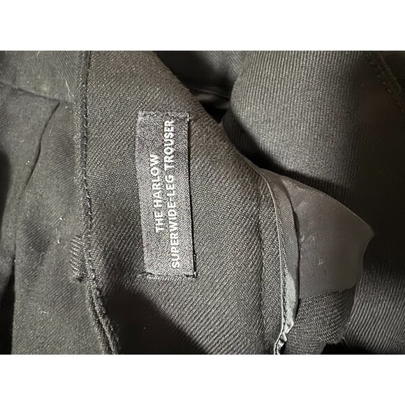 Madewell The Harlow Superwide-Leg Trouser in Black - Picture 6 of 7